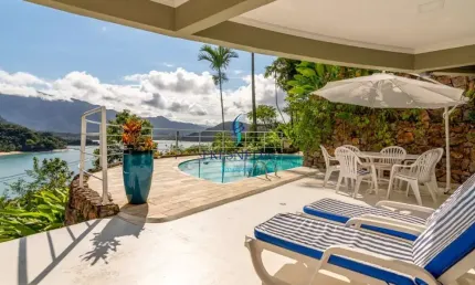 Casa para venda no bairro praia vermelha do sul, ubatuba 2 dorm, 2 suíte, 5 vagas, 2440 m