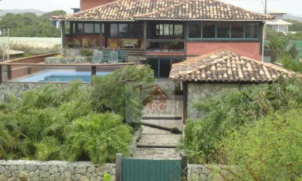 Casa em condomínio mobiliada para venda em armação dos búzios, rasa, 5 dormitórios, 5 suítes, 6 banheiros, 2 vagas