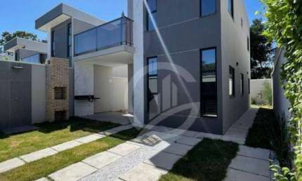 Casa duplex smart living com 3 dormitórios à venda, 110 m² por R$ 485.000 - Loteamento Parque Prainha - Aquiraz/CE