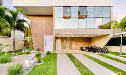Casa em condomínio fechado com 5 quartos à venda na Avenida Maestro Lisboa, 2040, Alphaville Fortaleza, Fortaleza