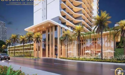 Apartamento com 1 dormitório à venda, 28 m² por R$ 439.900,00 - Meireles - Fortaleza/CE
