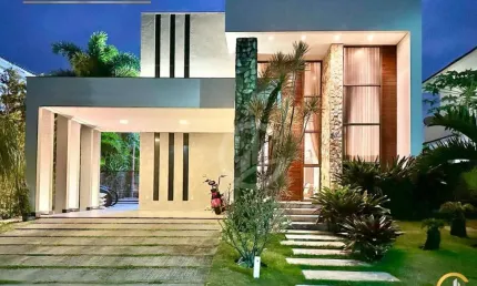 Porteira Fechada, móveis assinados, Design exclusivo, 05 Suítes e muito mais que essa residência pode lhe proporcionar!