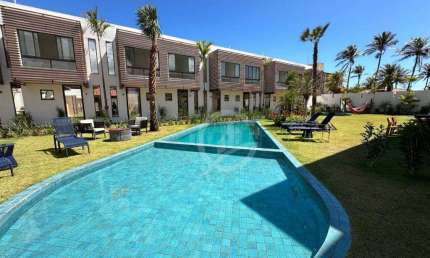 Casa Bella Arte, com 2 dormitórios à venda, 66 m² por R$ 410.000 - Porto das Dunas - Aquiraz/CE