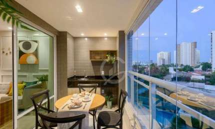 Apartamento com 3 dormitórios à venda, 90 m² por R$ 1.050.000,00 - Guararapes - Fortaleza/CE