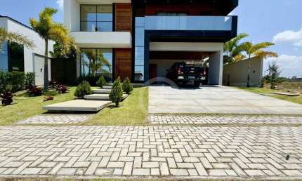 Casa com 4 dormitórios à venda, 319 m² por R$ 2.790.000,00 - Cidade Alpha - Eusébio/CE