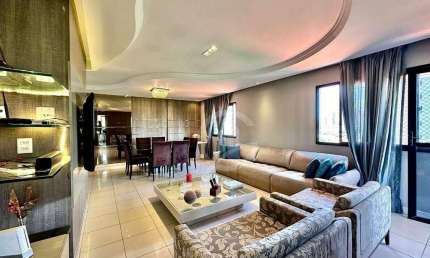 Apartamento em Frente a Praça Martins Dourado com 4 dormitórios à venda, 170 m² por R$ 720.000 - Cocó - Fortaleza/CE