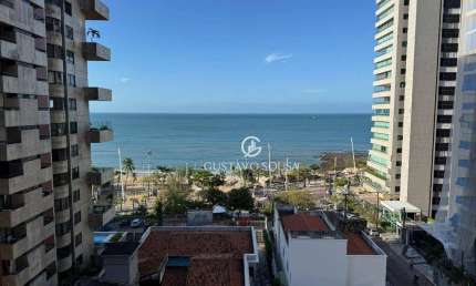 Apartamento Vista mar, com 2 dormitórios à venda, 63 m² por R$ 1.250.000 - Meireles - Fortaleza/CE