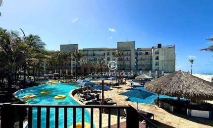 Acqua Beach Park Resort com 2 dormitórios à venda, 67 m² por R$ 1.200.000 - Porto das Dunas - Aquiraz/CE