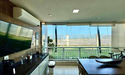 Apartamento no Golf Ville Resort Bloco Frente Mar com 3 dormitórios à venda, 115 m² por R$ 1.750.000 - Porto das Dunas - Aquiraz/CE