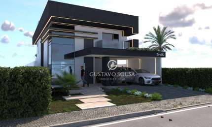 Casa com 4 dormitórios à venda, 257 m² por R$ 1.800.000,00 - Cidade Apha - Eusébio/CE