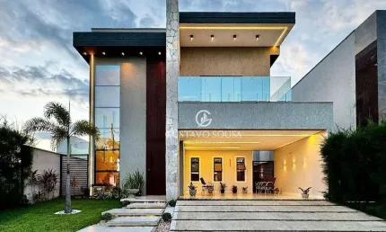 Casa com 5 dormitórios à venda por R$ 1.550.000,00 - Cidade Alpha - Eusébio/CE