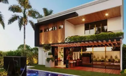 Casa com 5 dormitórios à venda por R$  - Alphaville Fortaleza