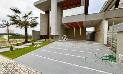 Casa com 4 dormitórios à venda, 274 m² por R$ 1.950.000,00 - Cidade Alpha - Eusébio/CE