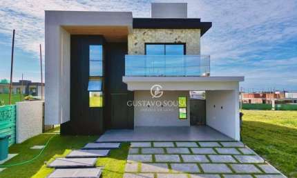 Casa com 4 dormitórios à venda, 245 m² por R$ 1.890.000,00 - Cidade Alpha - Eusébio/CE