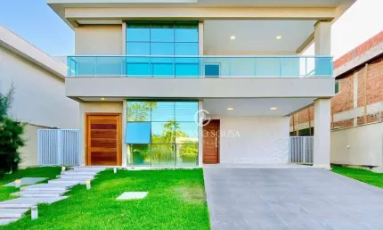 Casa com 5 dormitórios para alugar, 380 m² por R$ 17.000/mês - Pires Façanha - Eusébio/CE