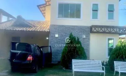 Vendo Excelente Casa Duplex  310m2, 3 Suítes, 4 Vagas de Garagem, Projetado, Deck, Quintal Amplo em Condomínio no Eusébio -Ce.  Valor 1.200.000.