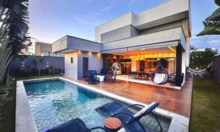 Casa com 4 dormitórios à venda, 305 m² por R$ 3.100.000,00 - Cidade Alpha - Eusébio/CE