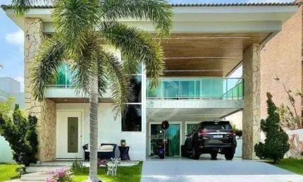 Casa Alphaville Fortaleza 04 suítes, piscina privativa e porteira fechada.