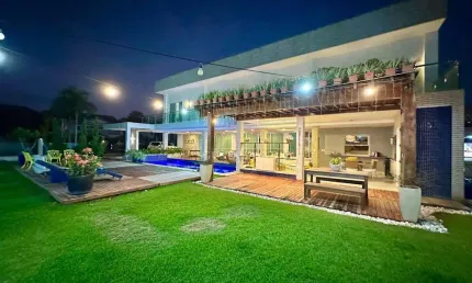 Casa com 5 dormitórios para alugar, 500 m² por R$ 44.900,00/mês - Alphaville Fortaleza - Fortaleza/CE