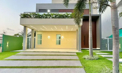 Casa nova e 100% mobiliada no alphaville fortaleza, feita para você!