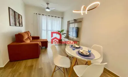 Apartamento com 1 dorm, Mirim, Praia Grande - R$ 310 mil, Cod: 6218