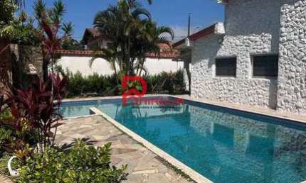 Casa com 4 dorms, Flórida, Praia Grande - R$ 1.35 mi, Cod: 6287