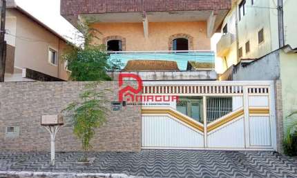 Sobrado com 4 quartos, Sítio do Campo, Praia Grande - R$ 799 mil, Cod: 6394
