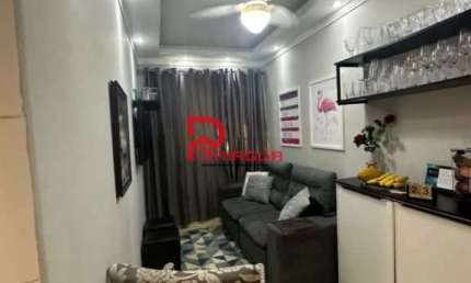 Apartamento com 1 quarto, Guilhermina, Praia Grande - R$ 260 mil, Cod: 6609