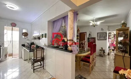Cobertura com 3 quartos, Aviação, Praia Grande - R$ 650 mil, Cod: 6701