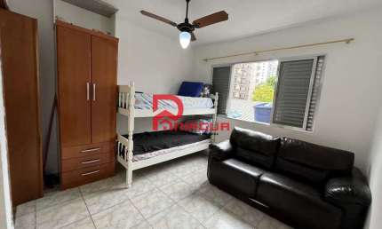 Kitnet com 1 quarto, Canto do Forte, Praia Grande - R$ 178 mil, Cod: 6801