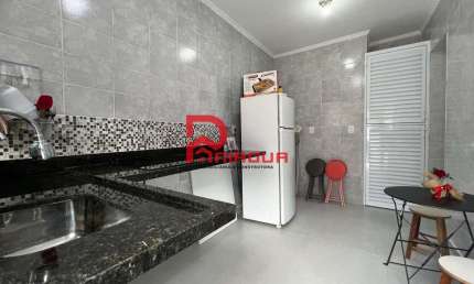 Kitnet com 1 quarto, Guilhermina, Praia Grande - R$ 195 mil, Cod: 6846