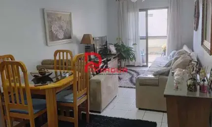 Apartamento com 1 quarto, Aviação, Praia Grande - R$ 375 mil, Cod: 6854