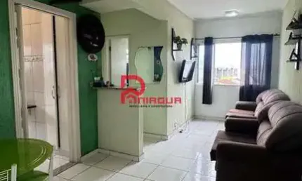 Apartamento com 1 quarto, caiçara, praia grande - r$ 185 mil, cod: 7009