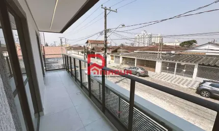 Casa de Condomínio com 3 quartos, Maracanã, Praia Grande - R$ 430 mil, Cod: 7023