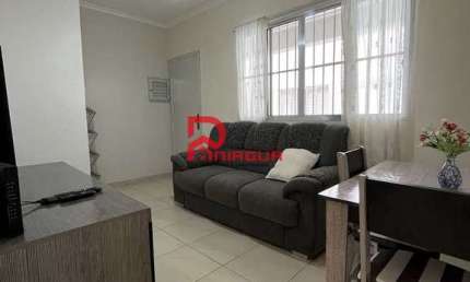 Apartamento com 1 quarto, Guilhermina, Praia Grande - R$ 250 mil, Cod: 7050