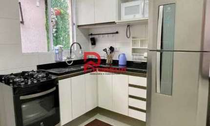 Casa de Condomínio com 2 quartos, Maracanã, Praia Grande - R$ 290 mil, Cod: 7189
