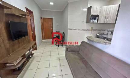 Apartamento com 1 quarto, Boqueirão, Praia Grande - R$ 299 mil, Cod: 7436