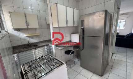 Kitnet com 1 quarto, Canto do Forte, Praia Grande - R$ 190 mil, Cod: 7451