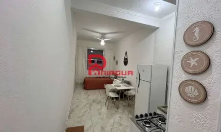 Kitnet com 1 quarto, Aviação, Praia Grande - R$ 215 mil, Cod: 7497