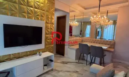 Apartamento com 2 quartos, Guilhermina, Praia Grande - R$ 480 mil, Cod: 7522