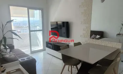 Apartamento com 2 quartos, guilhermina, praia grande - r$ 415 mil, cod: 7582