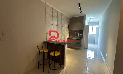 Kitnet com 1 quarto, boqueirão, praia grande - r$ 198 mil, cod: 7648