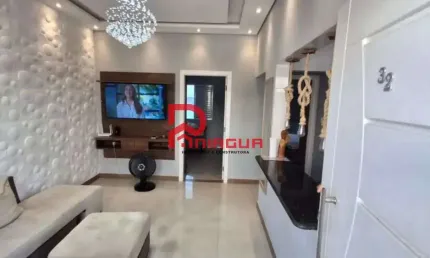 Apartamento com 2 quartos, Canto do Forte, Praia Grande - R$ 298 mil, Cod: 7650