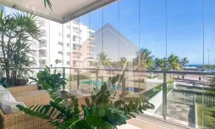 Apartamento na Barra da Tijuca, 4 Quartos, 2 Suítes, 186 m², Frontal Mar