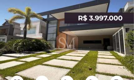 ESPETACULAR CASA  TRIPLEX ,CONTEMPORÂNEA COM 400M², PORTEIRA FECHADA , 4 VAGAS ...