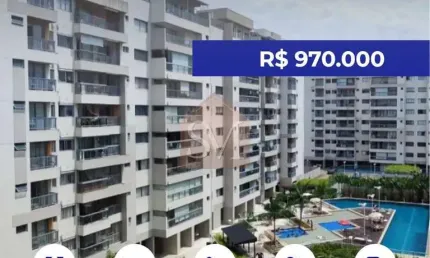 Magnífica Cobertura Duplex no Recreio dos Bandeirantes, 3 Quartos, 1 Suíte, 180 m², 2 Vagas de Garagem - Rio de Janeiro-RJ