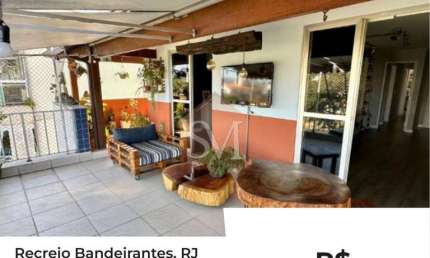 Imperdível: Cobertura Duplex de 3 Quartos no Recreio dos Bandeirantes, Rio de Janeiro-RJ!