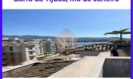 BARRA DA TIJUCA: Cobertura Duplex 4 Quartos, 2 Suítes, 206m², 2 Vagas de Garagem