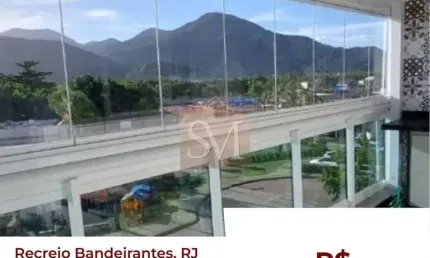 Cobertura Duplex de Luxo no Recreio dos Bandeirantes, 3 Quartos (Original 4), 2 Suítes, 174m², 2 Vagas - Ótima Localização!