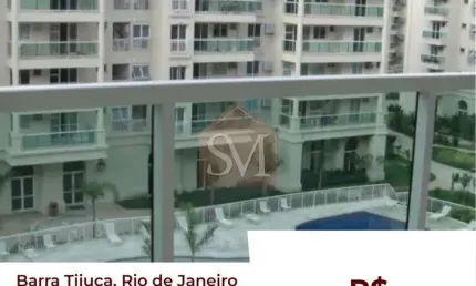 Apartamento à Venda no Condomínio Le Parc Resort ? Barra da Tijuca: 2 Quartos, 1 Suíte, 2 Vagas - Imperdível!